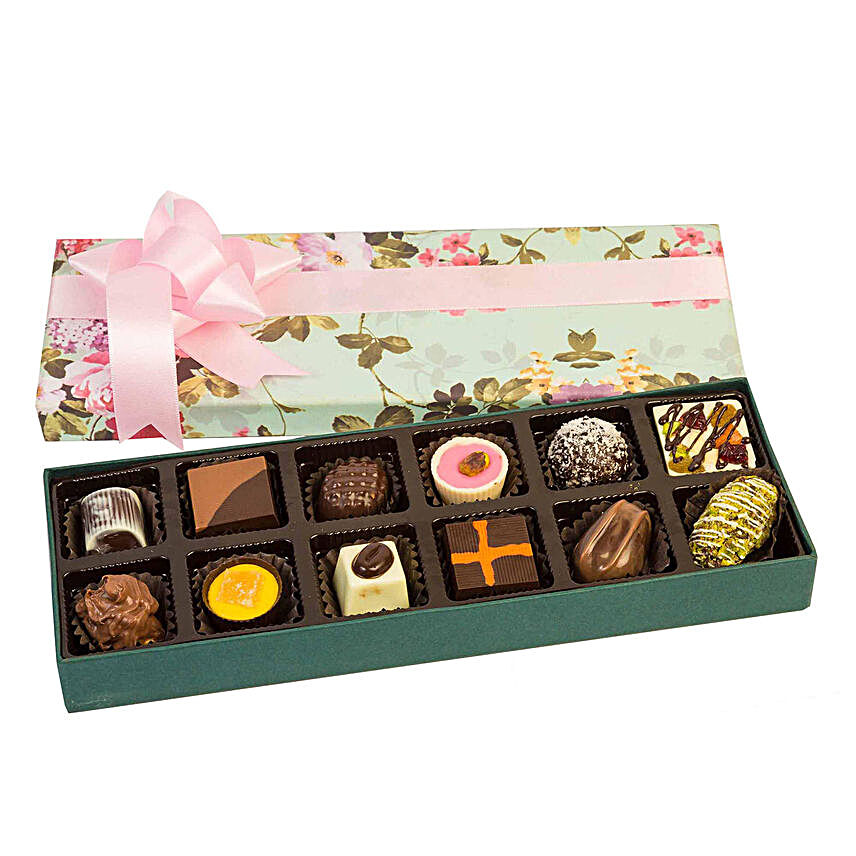 Box Of 12 Tempting Assorted Chocolates