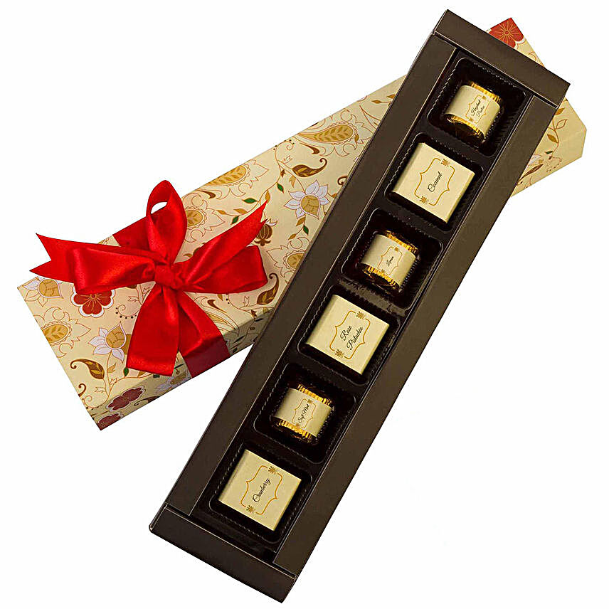 Box Of 6 Assorted Delicious Chocolates