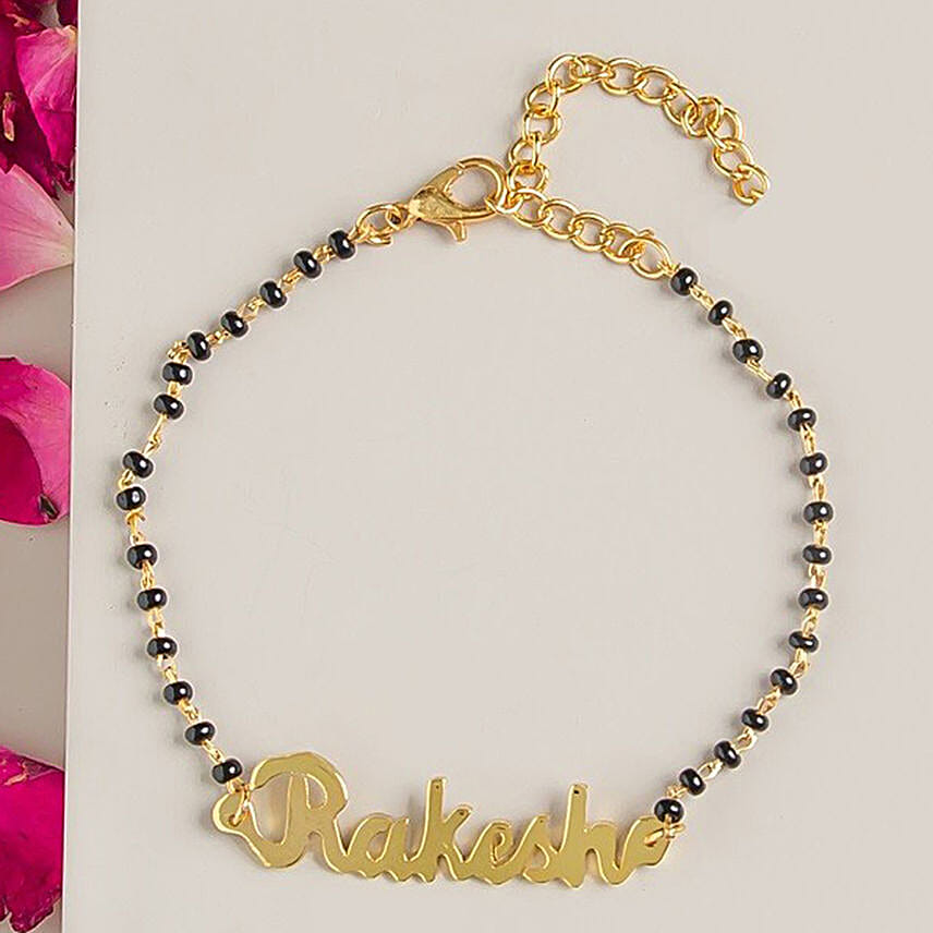 Personalised English Mangalsutra Bracelet