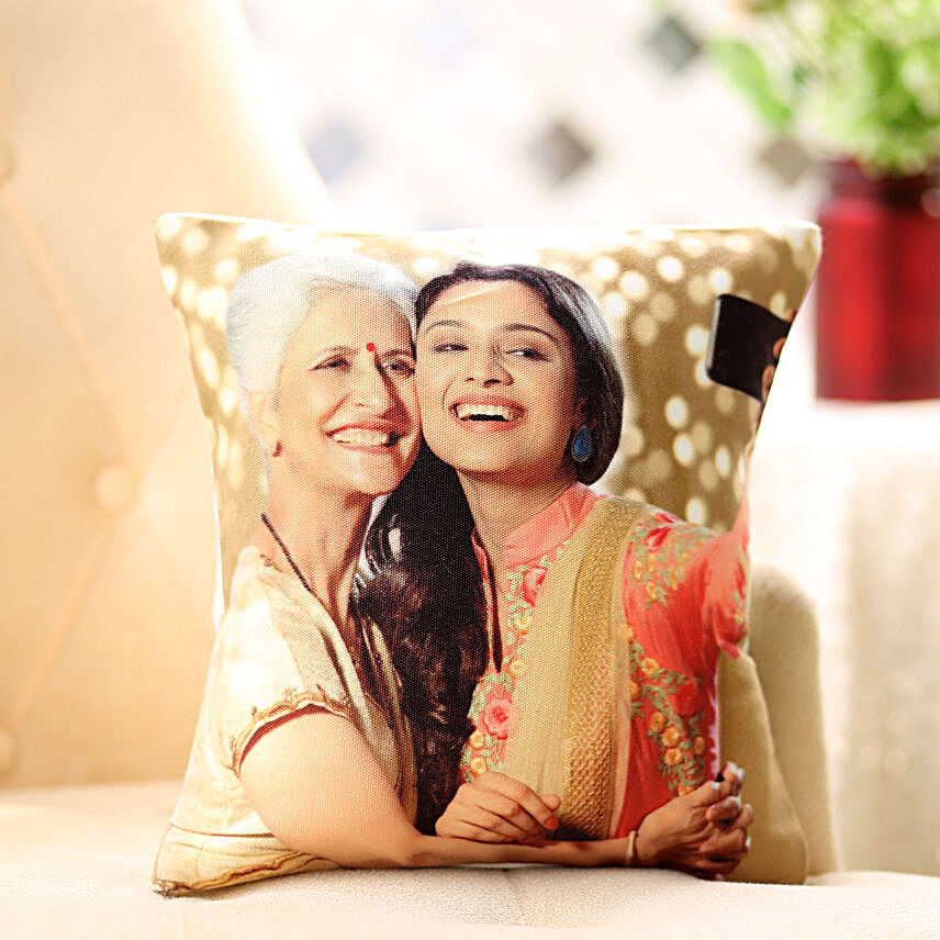 My Best Friend is My Mother-12x12 personalized Mothers cushion:Mothers Day Gifts to Kolkata