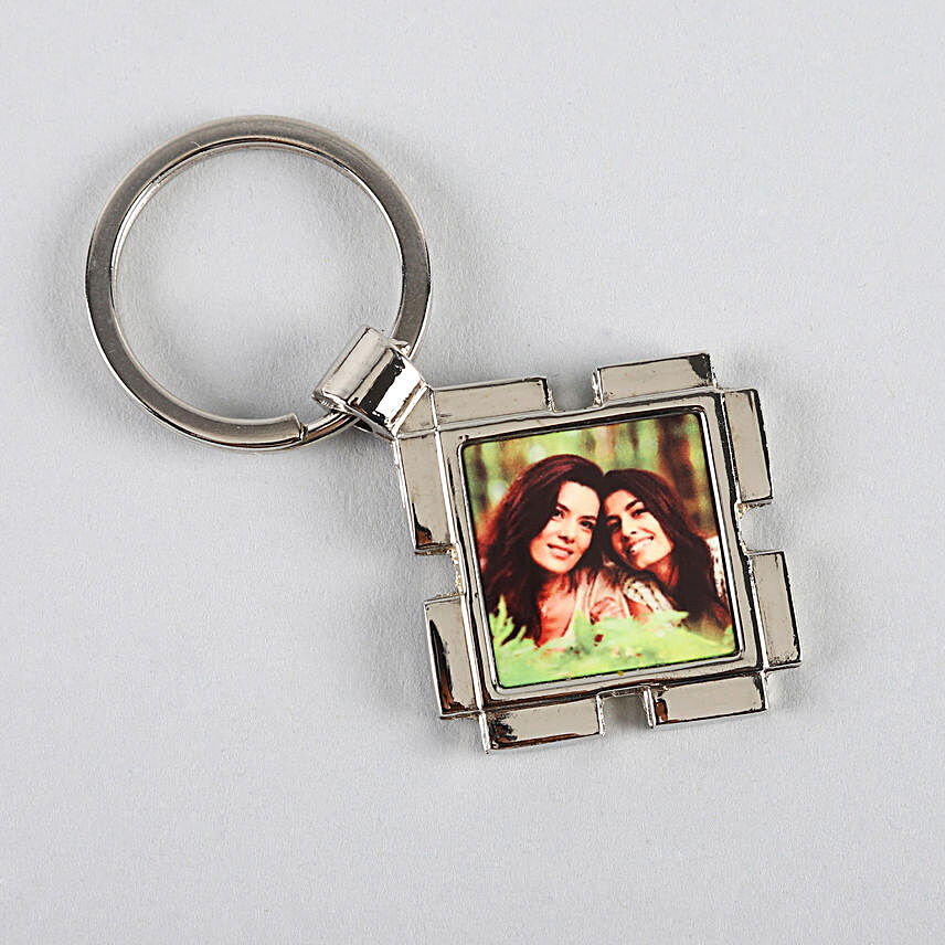 Happy Mom Personalized Keychain-1 diamond shaped personalized mom keychain:Mothers Day Gifts Tirupur