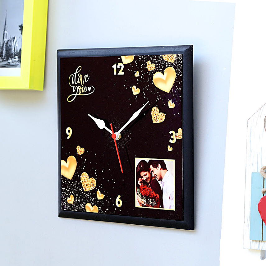 Personalised Love You Wall Clock