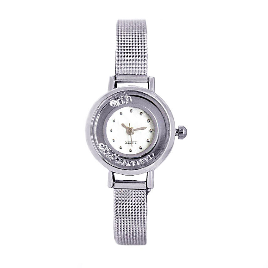 Silver Strap Watch