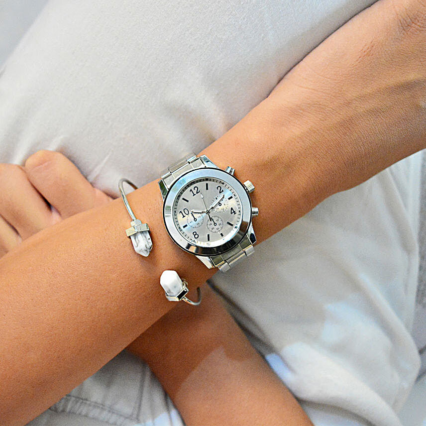Stylish Silver Watch