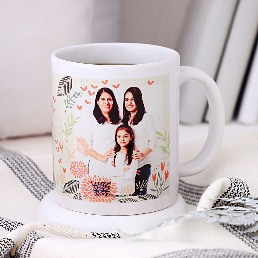 Womens Day Personalised photo mug:Friendship Day Personalised Mugs