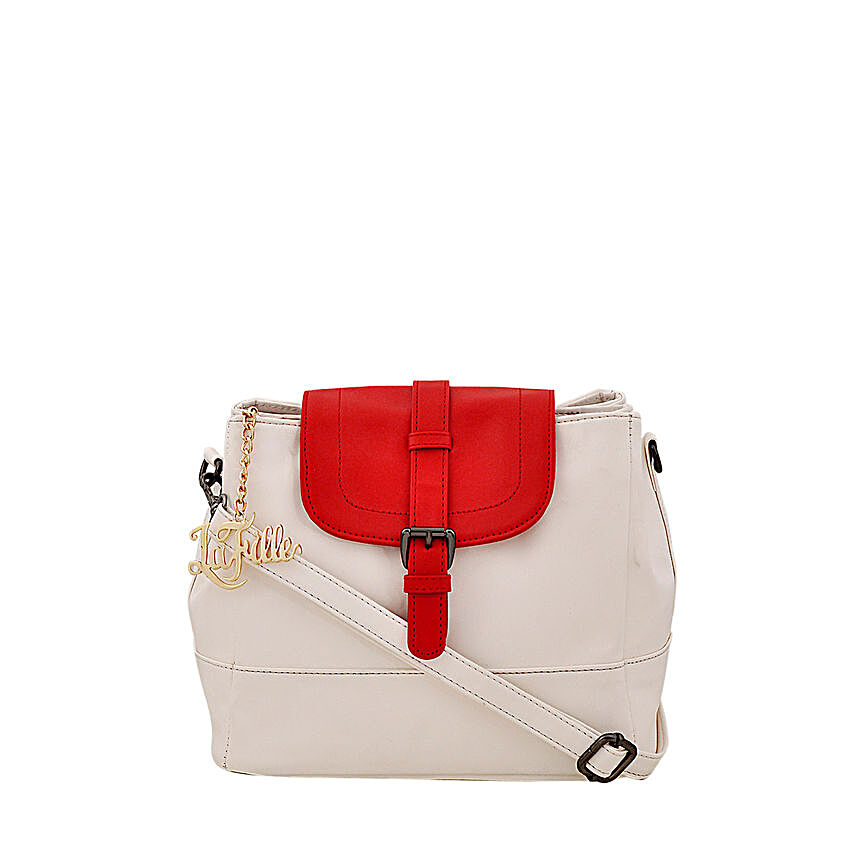 LaFille Casual Red Handbag