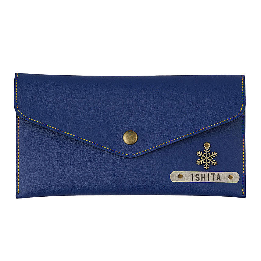 Personalised Charm Purse- Navy Blue