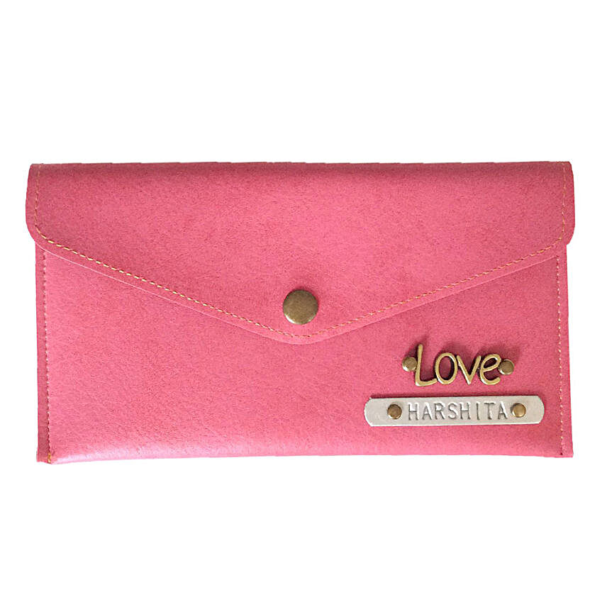 Personalised Charm Purse- Pink