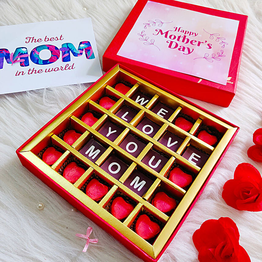 We Love You Mom Chocolate Box