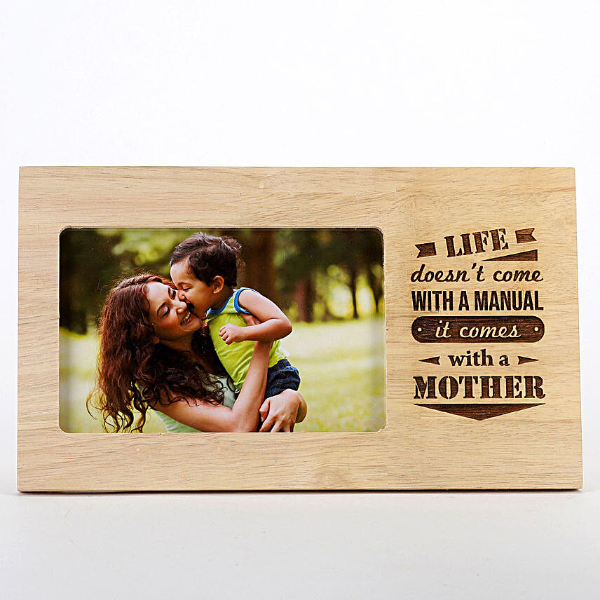 Personalised Life Comes With A Mother Photo Frame