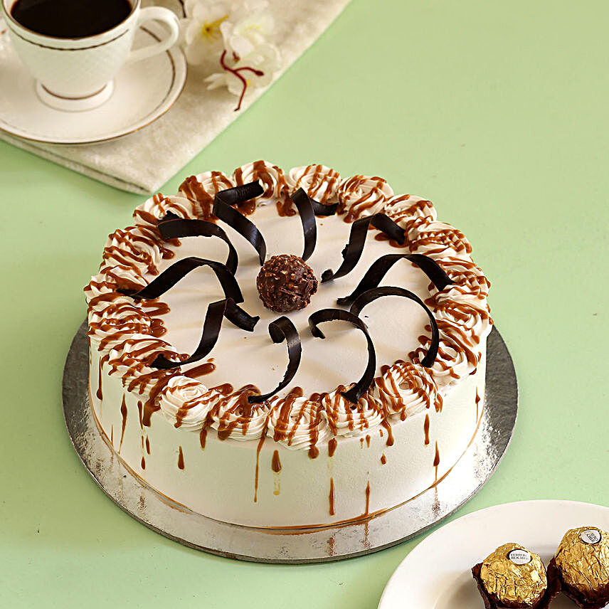 Online Creamy Caramel Cake:Birthday Cakes Aligarh
