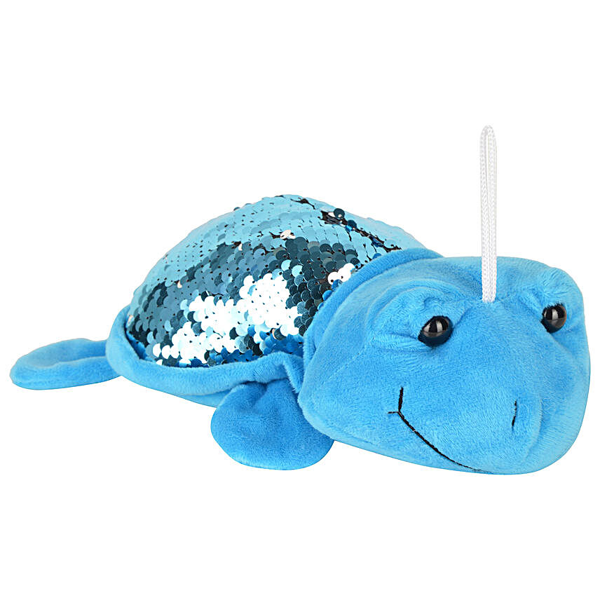 Cute Tortoise Plush Soft Toy- Blue