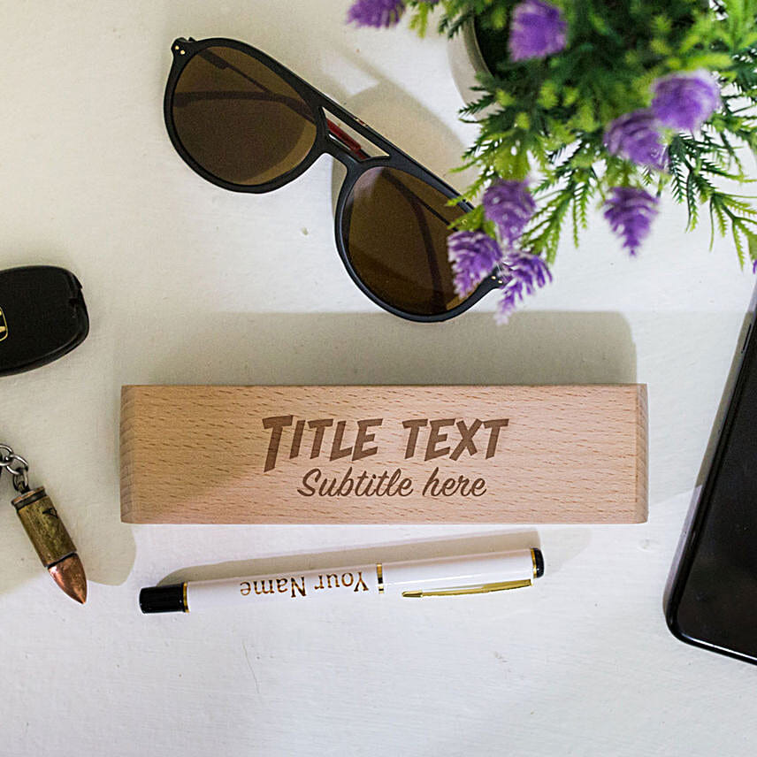 Engraved Pen In Personalised Wooden Box