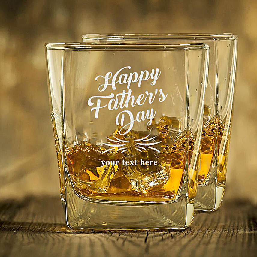 happy fathers day whiskey glasses:Bar Accessories