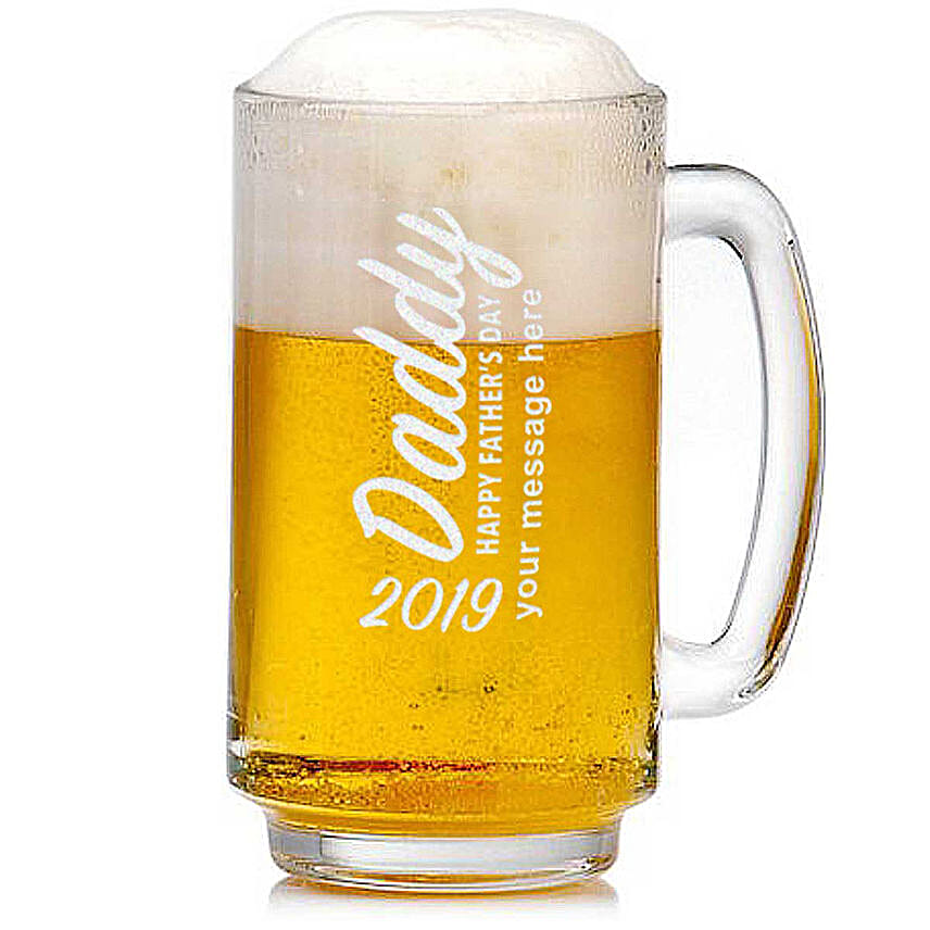 Buy/Send Personalised Beer Mug For Dad Online FNP