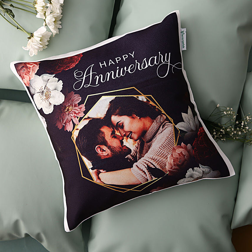 Anniversary Cushion for Couples:Customised Pillow