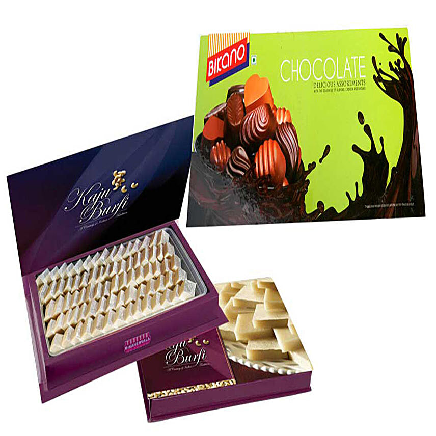 Chocolates & Kaju Katli Combo