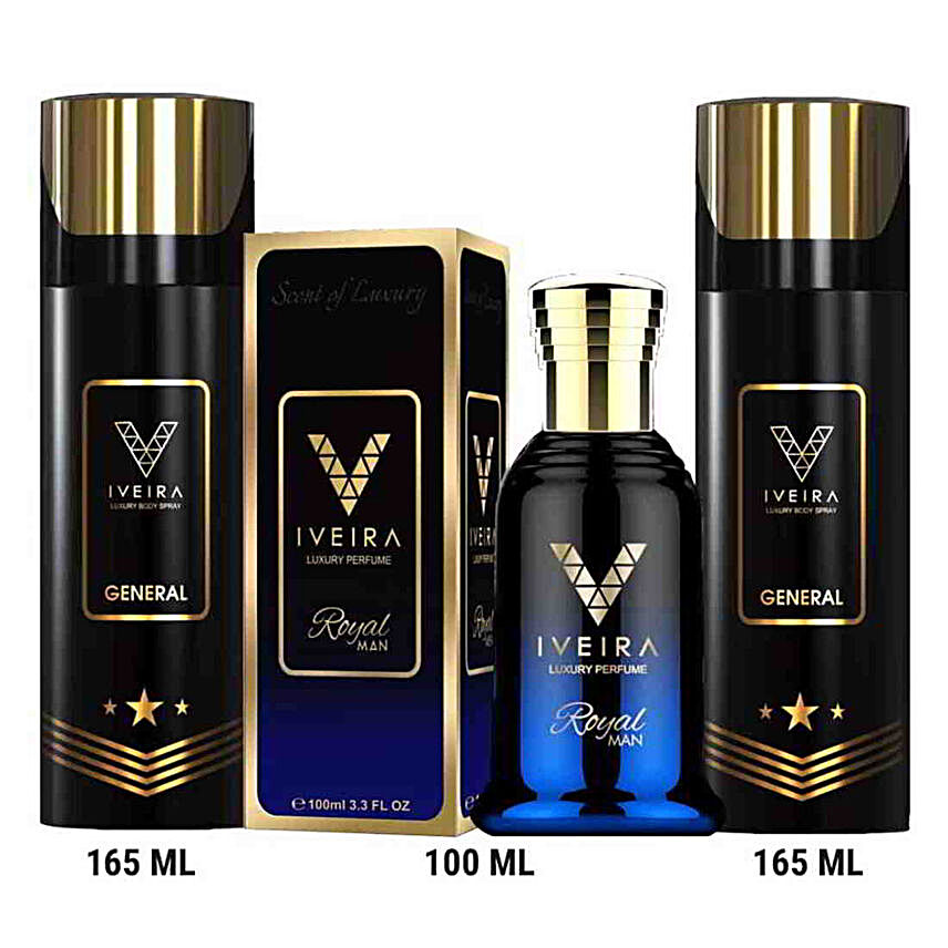 Iveira Italiano Perfume & Black Deo Combo