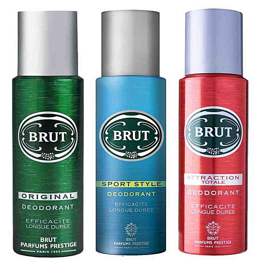 Brut Original Sport Style Pack Of 3 Deodorants