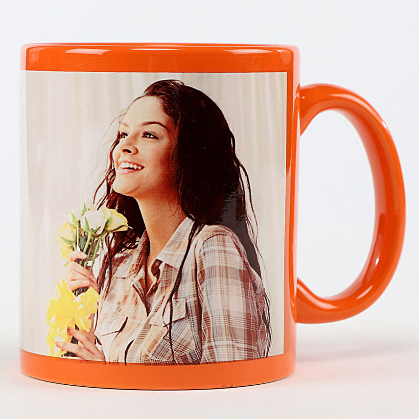 Personalised Orange Coffee Mug