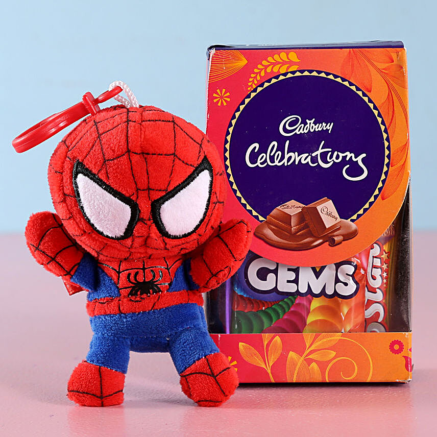 Spiderman Kids Rakhi & Cadbury Celebrations