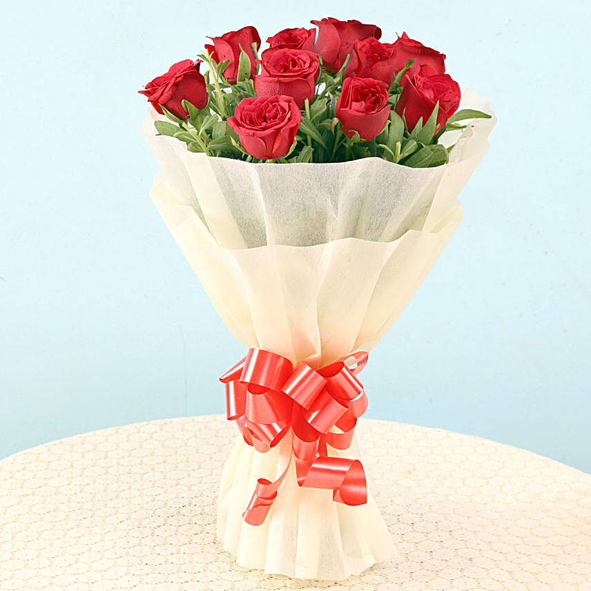 Beautiful Bunch of Red Roses Online:Red Roses