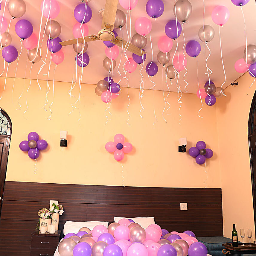 Multicolor Balloons For Decor:Glamorous Room Decorations