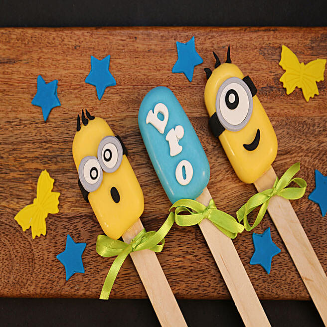 Buy/Send Minions Cakesicles For BroSet of 3 Online FNP