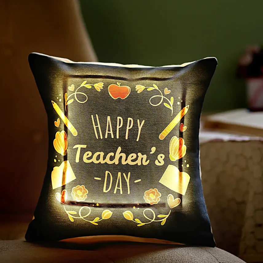 Teacher's Day LED Cushion