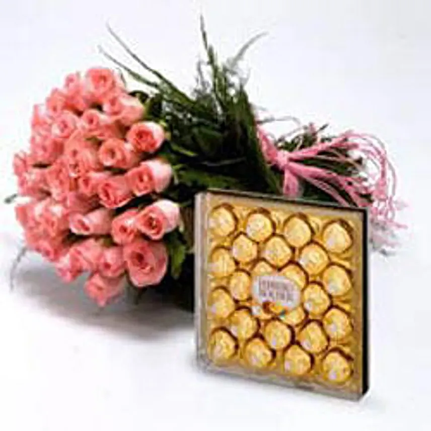 Roses With Chocolates