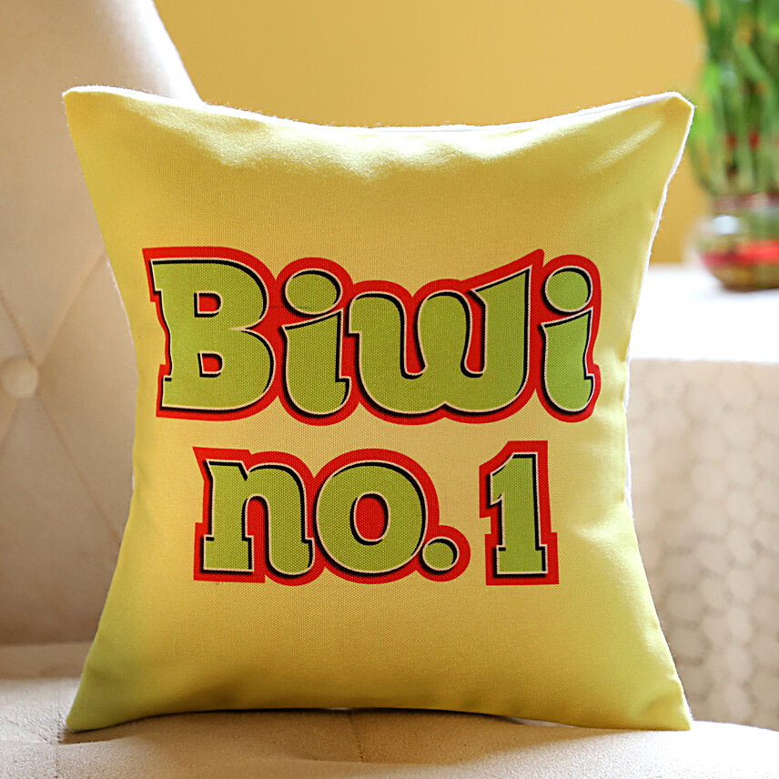 Yellow Cushion For Biwi No. 1
