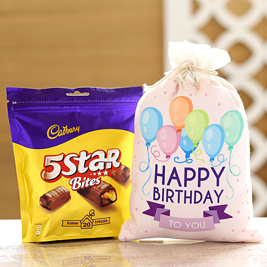 Cadbury 5 Star Pack & Birthday Gunny Bag