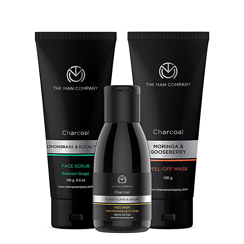 The Man Company Charcoal Cleansers Trio