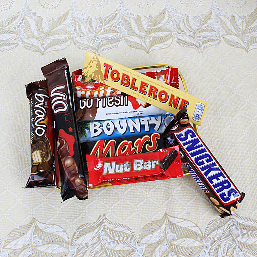 Tray Of Assorted Imported Chocolates