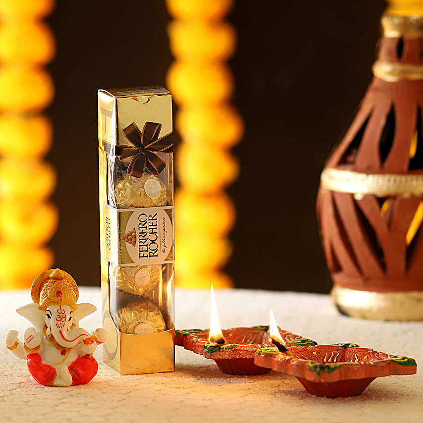 Ferrero Rochers & Lord Ganesha Idol