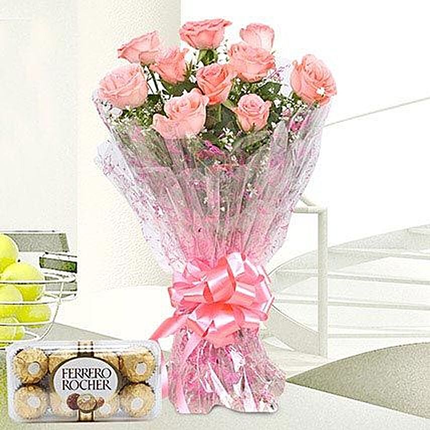 Celebration Of Happiness:Exquisite Flowers & Chocolates