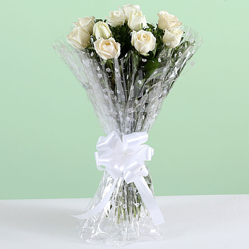 White Rose Bouquet Online:White Rose Flower