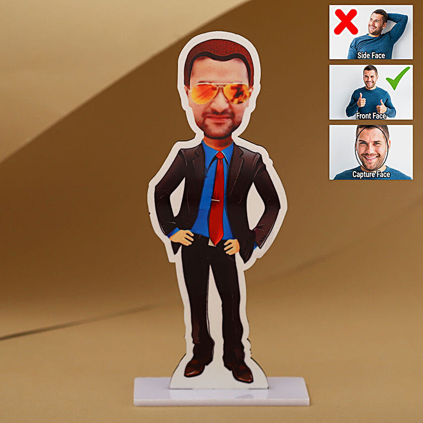Online Personalised Man Caricature:Gifts for Male Friend