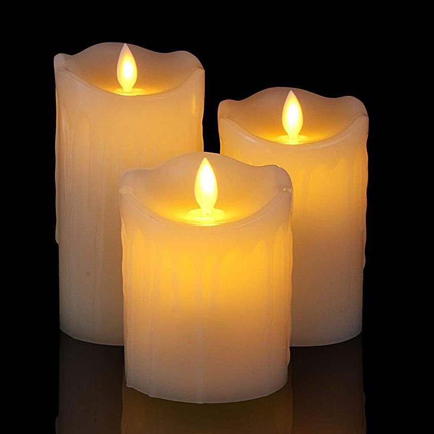 LED Wax Candles Set