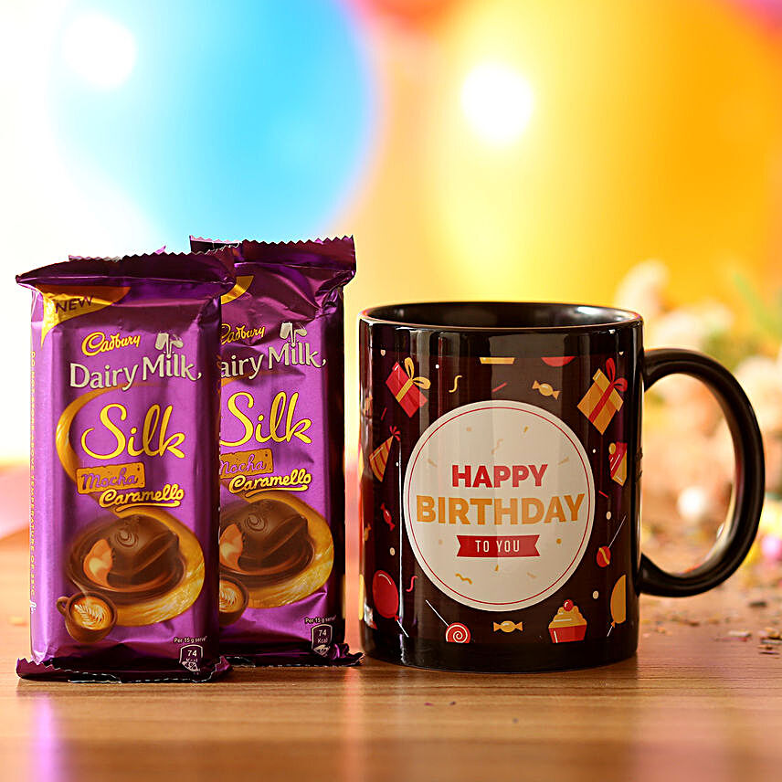 Birthday Mug & Mocha Caramello Chocolate