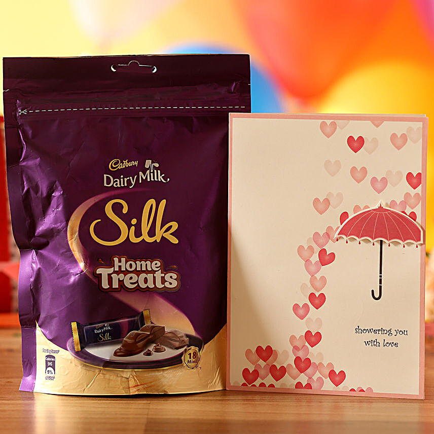 Love Card & Silk Chocolate Home Treats