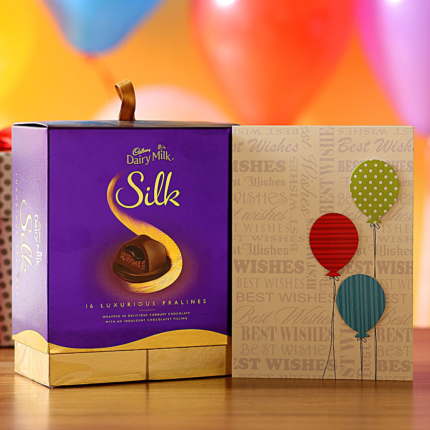 Silk Chocolate Pralines Best Wishes