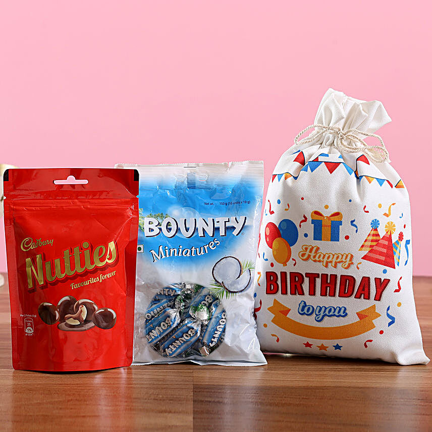 Sweetness Overload Birthday Gunny Bag