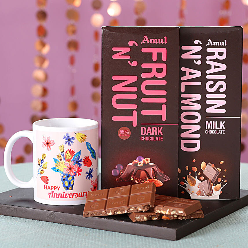 Buy/Send Nutty Amul Chocolates For Anniversary Online FNP