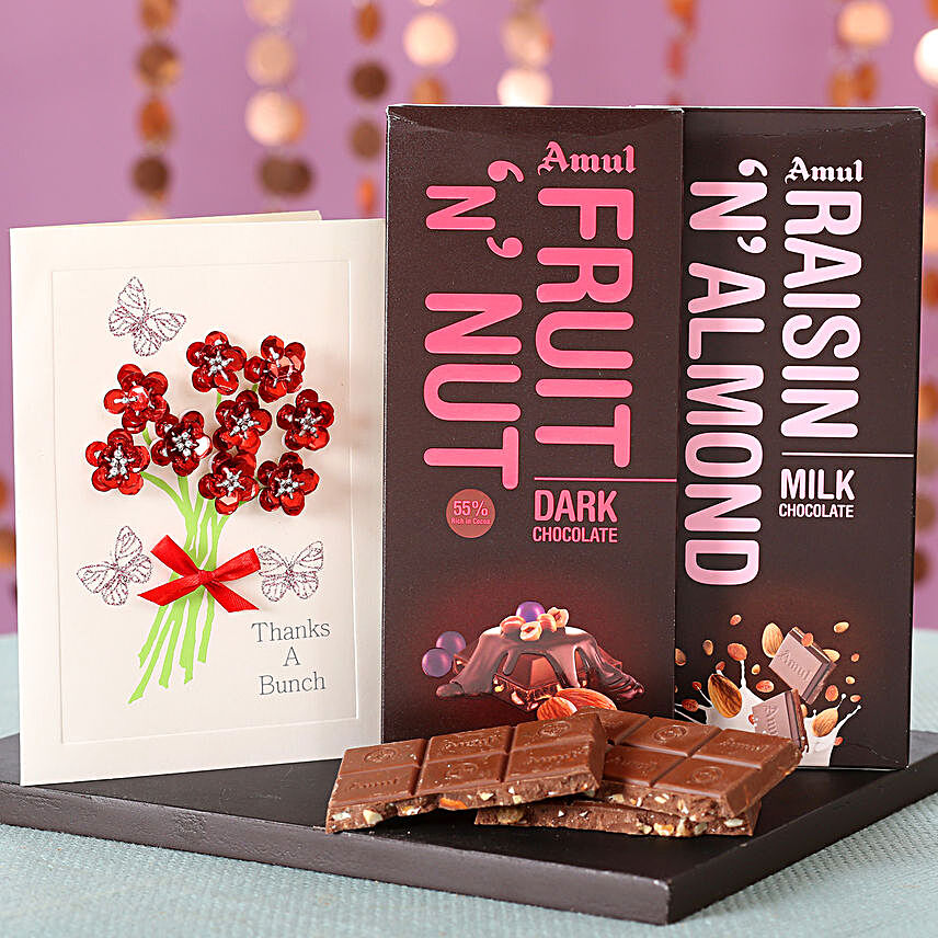 Nutty Amul Chocolates Greetings