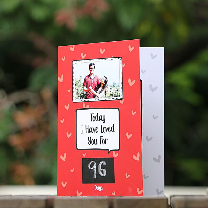 Personalised Love Milestone Card
