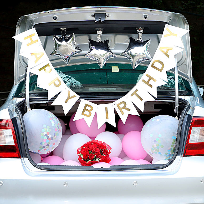 Car Deck Decoration for Birthday:Magical Balloon Decorations