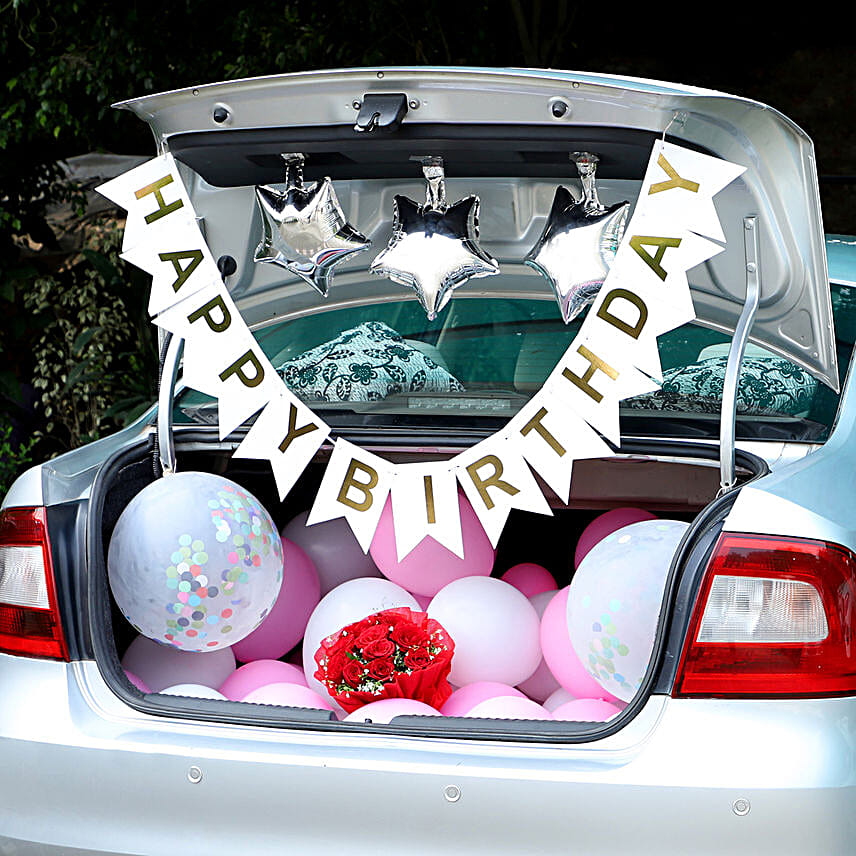 Birthday Surprise Car Boot Décor