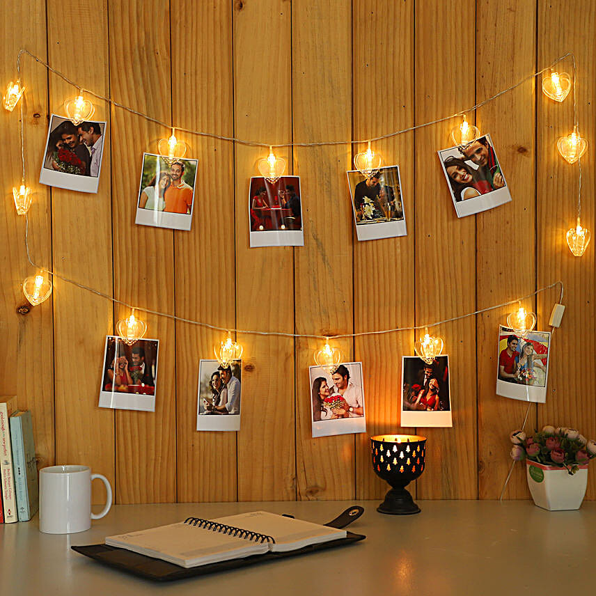 Polaroid Photos LED String White Lights