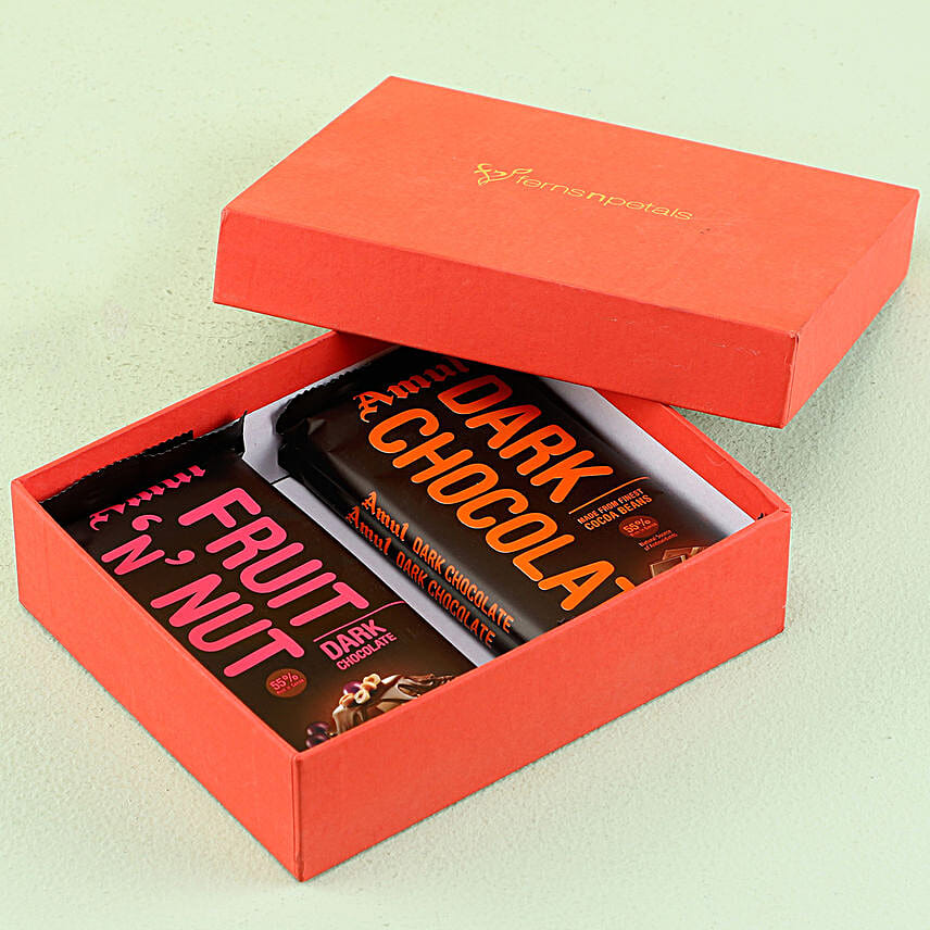 Buy Send Flavourful Amul Chocolates Box Online FNP